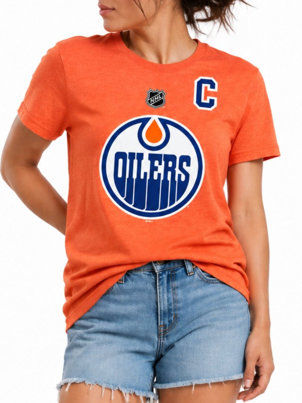 Adidas McDavid 97 Oilers Tee Shirt LARGE